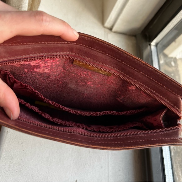 Vintage Cartier Portfolio w/ Matching Wallet, Burgundy Leather & Gold Hardware - Picture 11 of 13